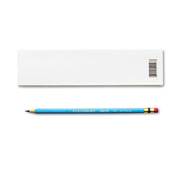 Prismacolor® Col-erase Pencil With Eraser, 0.7 Mm, 2b (#1), Non-photo Blue Lead, Non-photo Blue Barrel, Dozen freeshipping - TVN Wholesale
